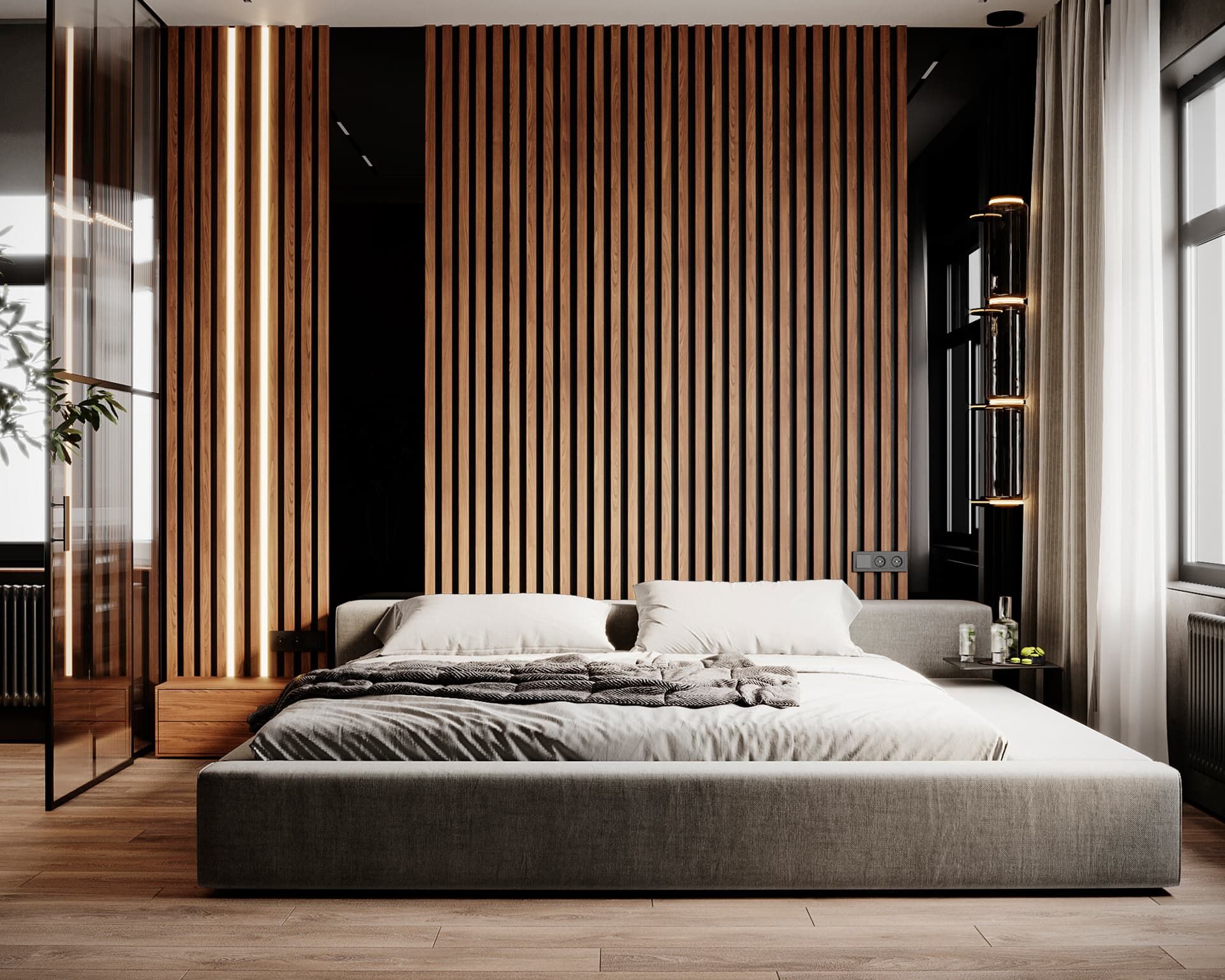 Painel de Parede com Ranhuras YZSW-006