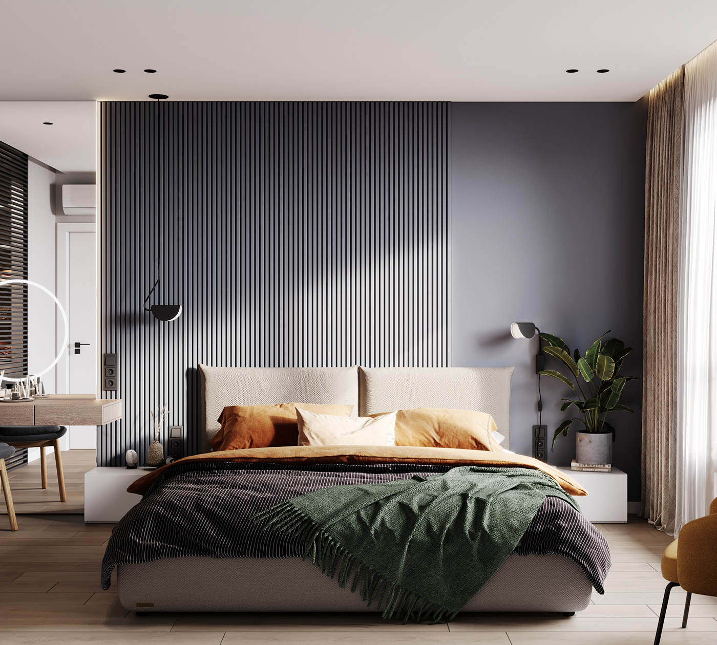Painel de Parede com Ranhuras YZSW-010