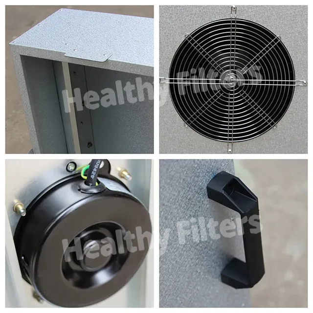 Healthy Filters Factory Supply High Quality H13 H14 U15 FFU Hepa Filter with Fan for Clean Room factory