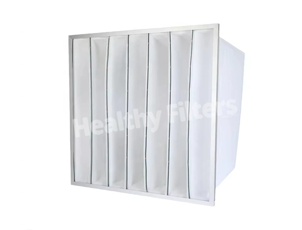 Customized Industrial Bag Pocket Medium Efficiency Air Filter F5-F9 for HVAC Cleaning Room