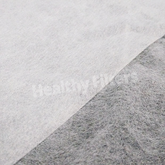 Filter Raw Material G3/G4 100% Es Material Fiber Nonwoven Fabric 25-50GSM Hot Air Cotton Cold Non-Woven Fabric manufacture