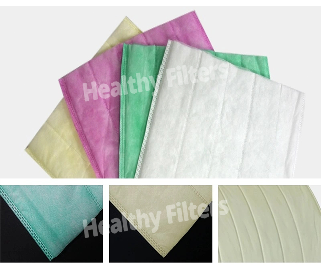 G4 F5 F6 F7 F8 F9 Synthetic Fiber Roll Pocket Filter Material Air Filter Paper Media for HVAC Ventilation supplier