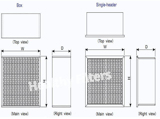 Healthy Filters Customized 0.1um HEPA Separated High Efficiency Air Filter H13 Large Merv 18 U15 supplier