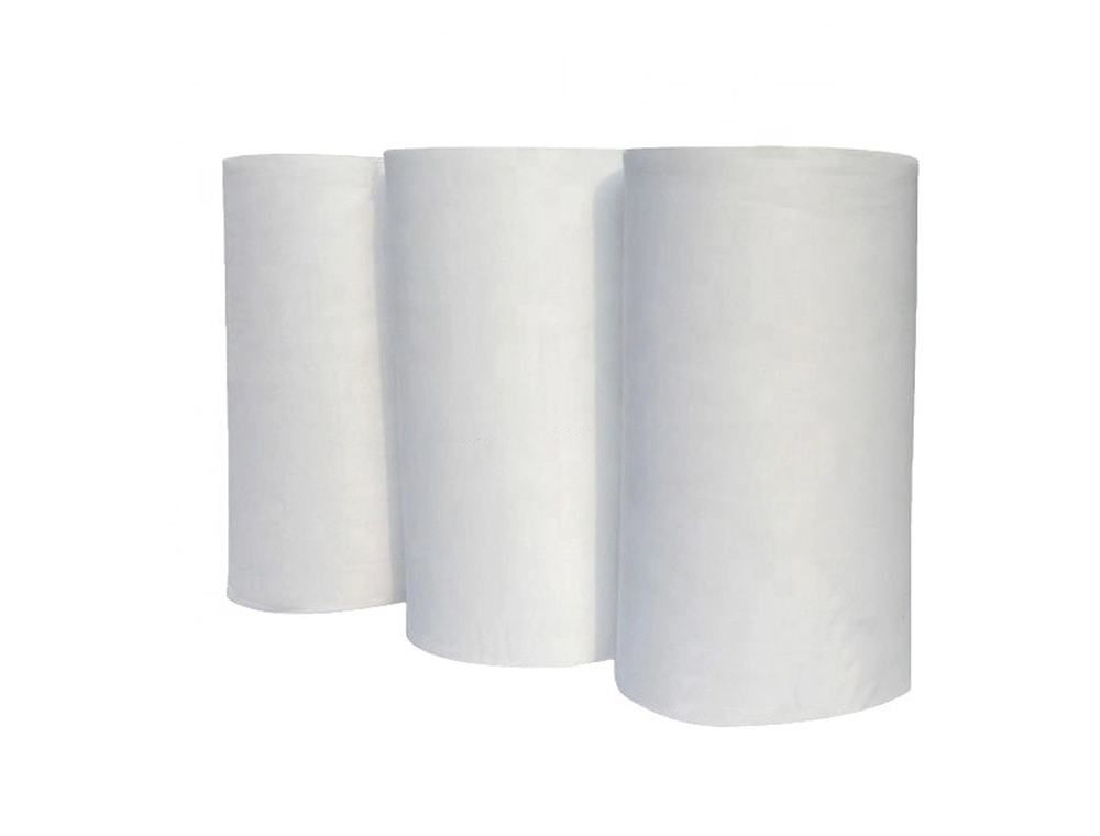White Spray Paint Booth Ceiling Filter Media Polyester Cotton Fabric Filter Cloth Hepa For G2/G3/G4/F5