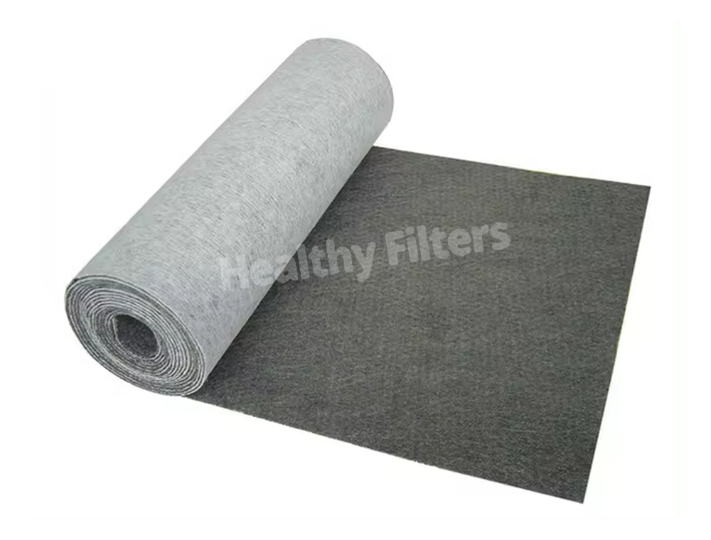 Activated Carbon Cabin Car Air Filter Carbon Cloth Filter Pleated Carbon Filter for Odour Removal