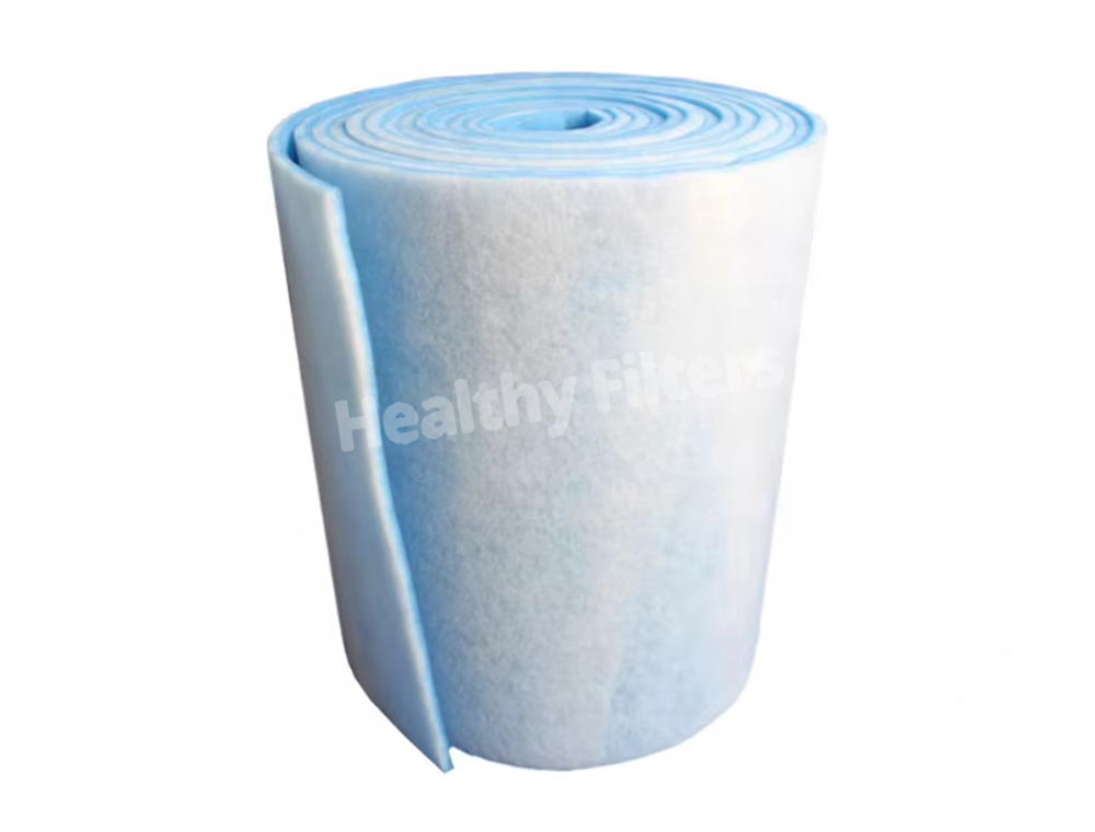OEM Primary Cotton High Quality G3/G4 Air Conditioner Filter Filtration blue and White Air Filter Material
