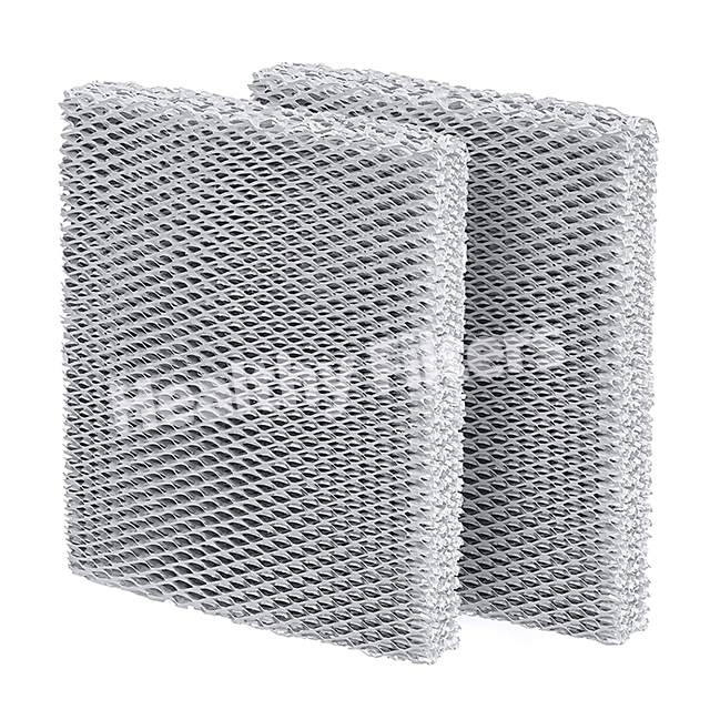 Aluminum Foil Panel 35 Evaporative Water Cooling Pad Air Humidifier Replacement Filters Wick Filters House Humidifier Filter factory