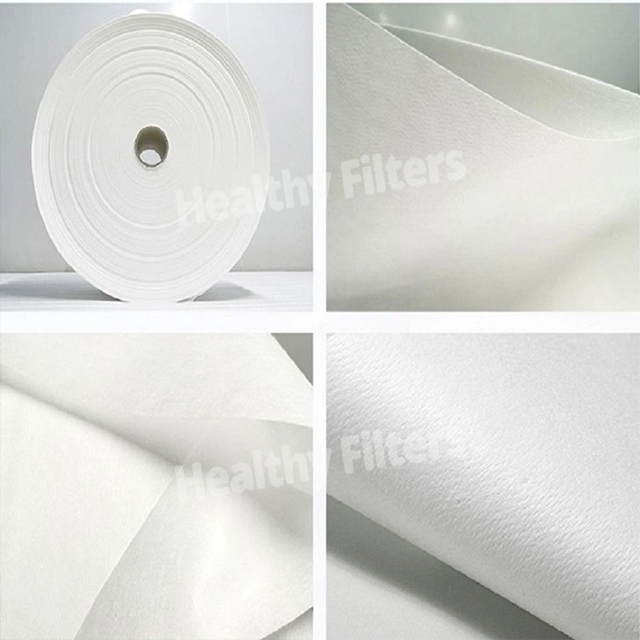 H13 H14 Fiberglass PP Material Fiber Media Mini Pleat HEPA Filter Paper Roll Media Pack supplier