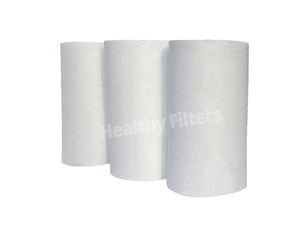 White Spray Paint Booth Ceiling Filter Media Polyester Cotton Fabric Filter Cloth Hepa For G2/G3/G4/F5