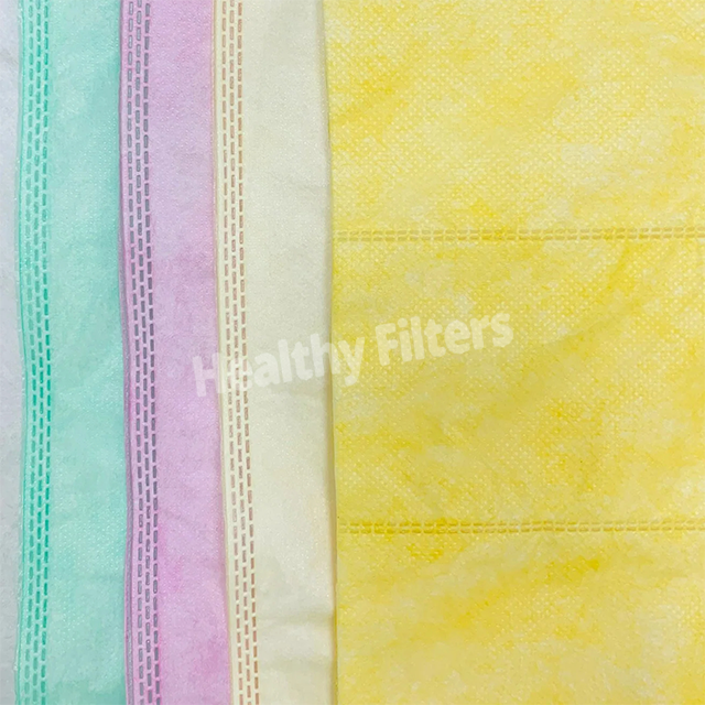 Synthetic Non-Woven Fiber Multi Pocket Media Cloth Roll Bag Filter Air Filter Paper Manufacturing manufacture