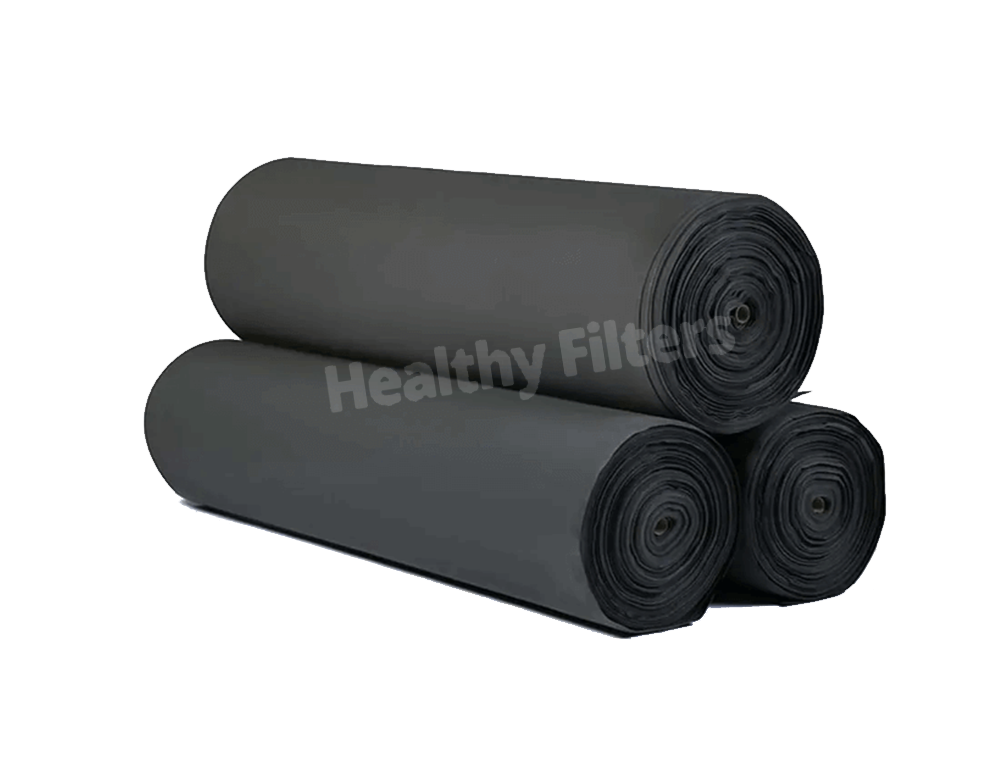 High Efficiency Filtration Activated Carbon Filter Media Roll China Made Industry used and Clean Air
