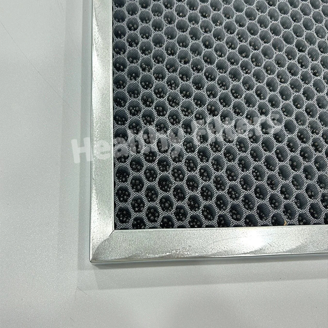 Aluminum Cardboard Frame Plastic Honeycomb Activated Carbon Particle Range Hood Ventilation System Plate Type Activated Carbon Filter manufacture