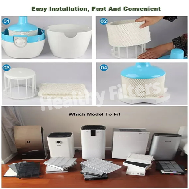 Anti Bacterial& Mold RCM-832 Humidifier Wick Filters Replacement Filter Compatible with Various Well-known Brands and Models details