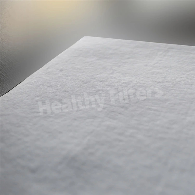 Filter Raw Material G3/G4 100% Es Material Fiber Nonwoven Fabric 25-50GSM Hot Air Cotton Cold Non-Woven Fabric supplier