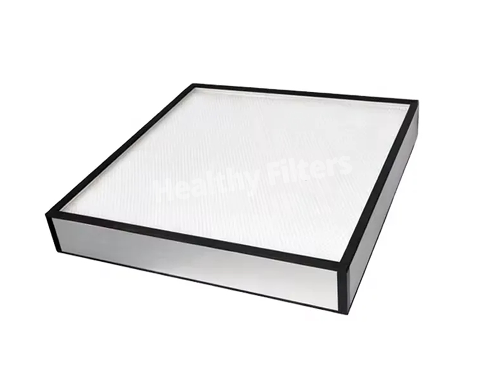 Custom Industrial HEPA H14 Pleated Air Filter FFU for Dust Collector or Electronic Factory