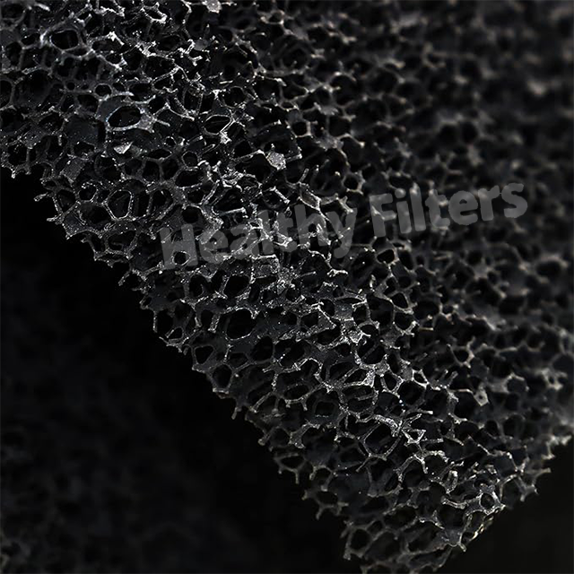 Activated Carbon Filter Media Honeycomb Polyester Sheet Rain Water Filter Sponge Reference  manufacture