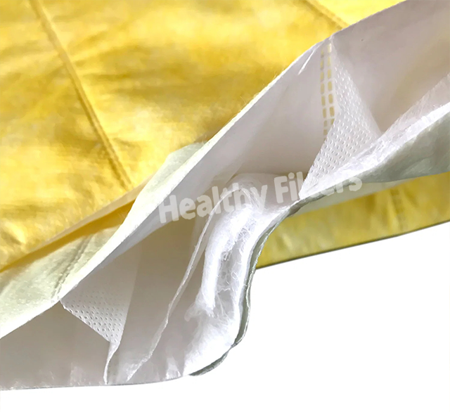  Synthetic F5-F8 Midium Efficiency Pocket Filter Media Bag Roll Air Filter Raw Material supplier