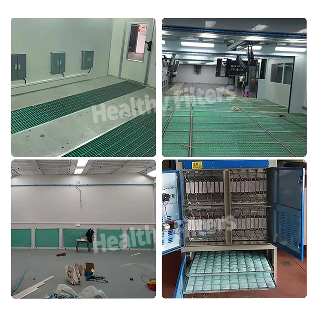 Glass Fibre Cotton G2 G3 Air Filter Paint Stop Media Filter High Efficiency Floor for Spray Booth Room supplier