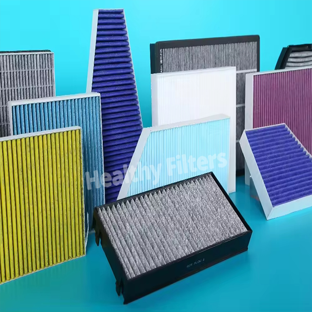 Sandwich Activated Carbon Filter Media Cloth 3 Layers Auto Cabin Air Filter Absorbant Material Paper Roll manufacture