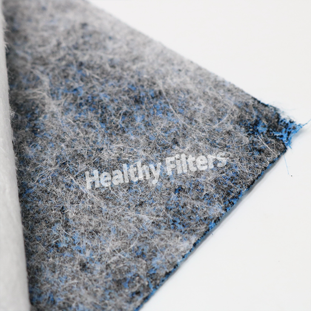 Sandwich Activated Carbon Filter Media Cloth 3 Layers Auto Cabin Air Filter Absorbant Material Paper Roll details