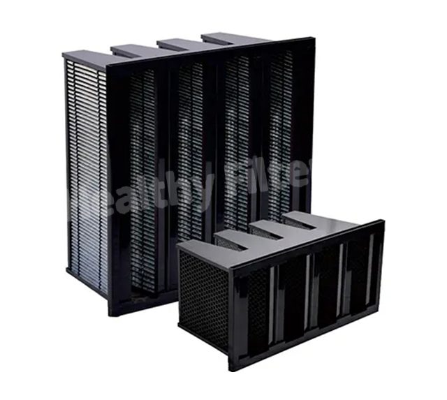 Activated V Bank Activated Carbon Filter Combined V Bank Air Filters for Plastic Activated Filter details