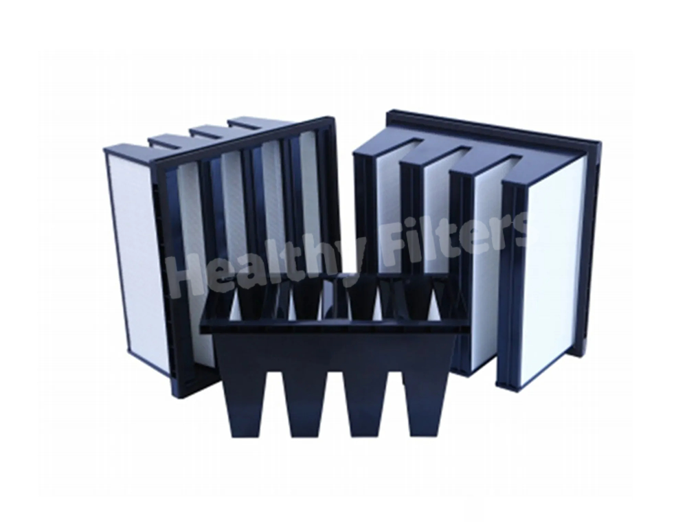 Industrial H13-U16 Plastic Frame Hepa Filterfor Ventilation HVAC Air Conditioning System