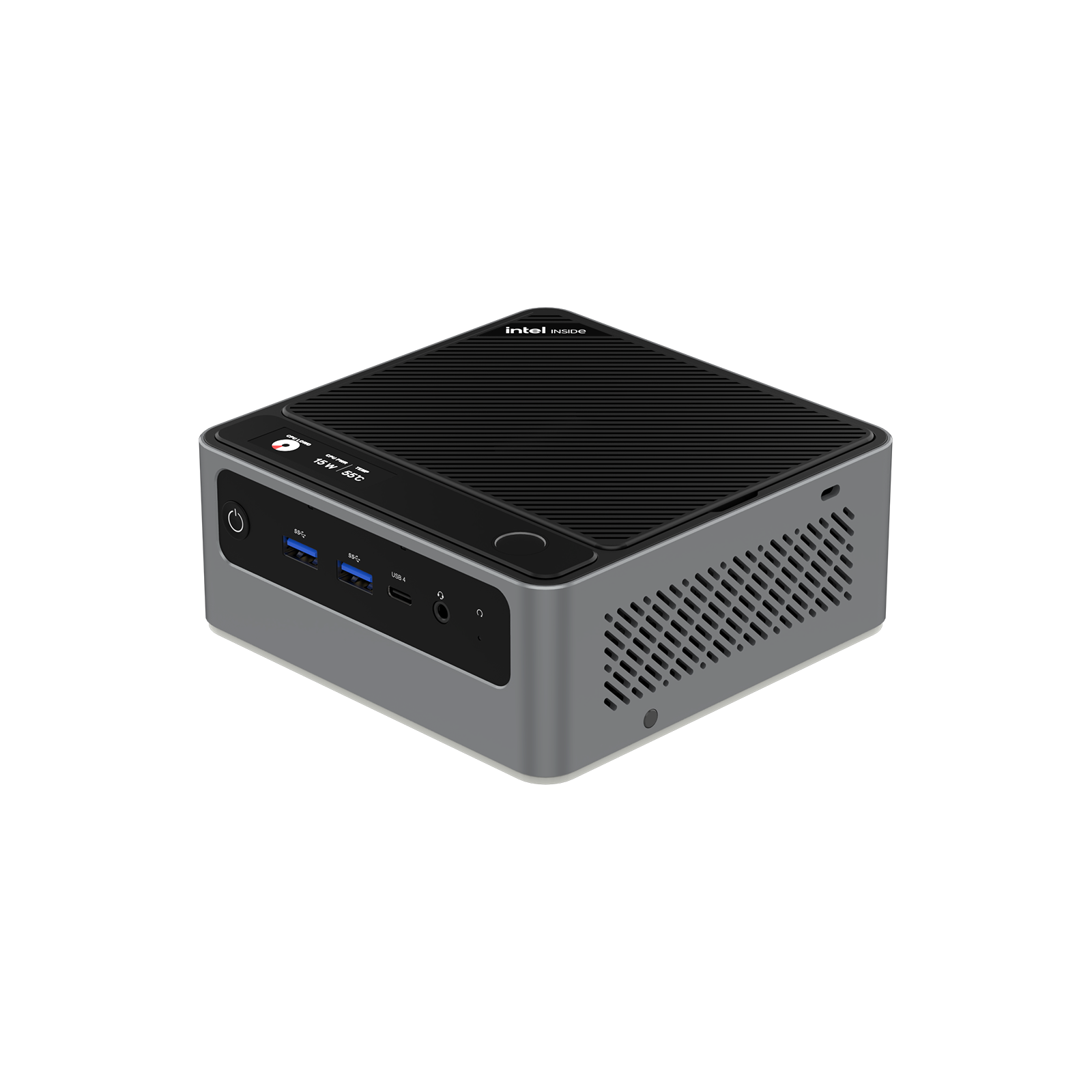 Elebao B04 Ultra 7 Arc Graphics AI Boost Mini PC, Dual DDR5 5600 up to 96GB, Triple Display, 2.5G Dual LAN, 2*USB4