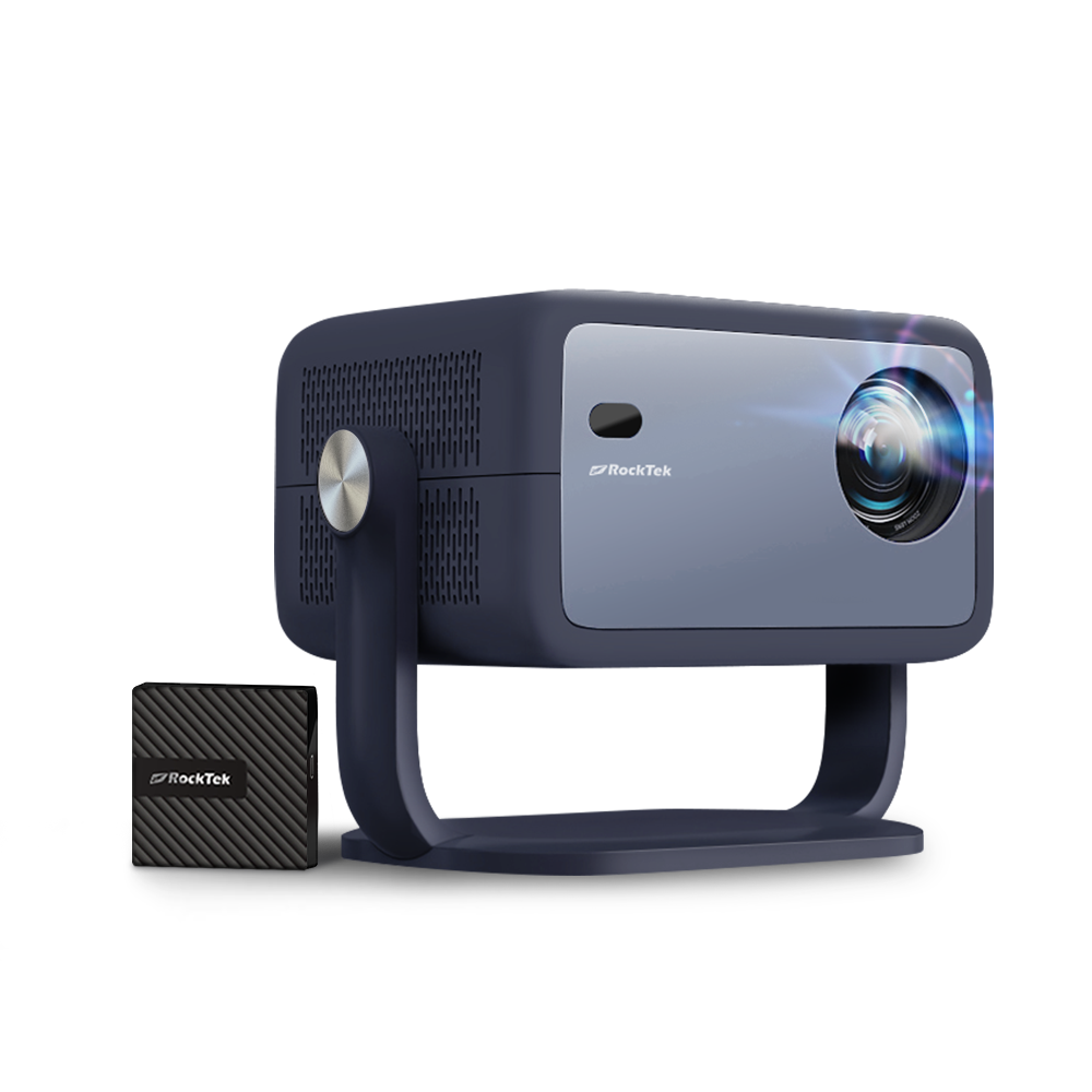 Elebao PJ400 Projector 1080P 400ANSI Hologram Astronaut Screen Portable Video Smart Projector Mini Projector Google TV