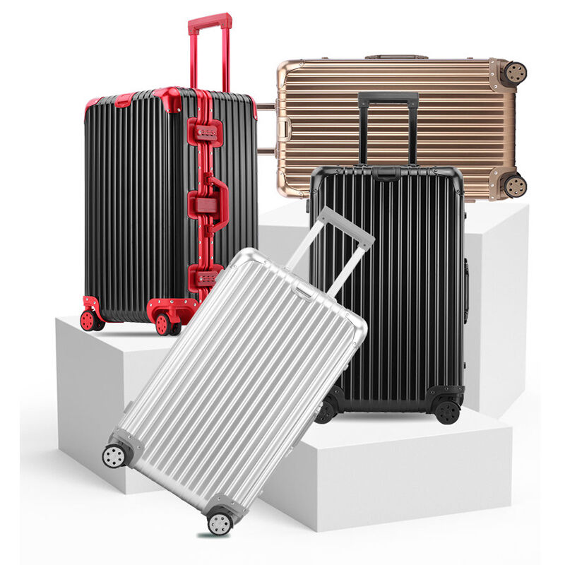 customized 20 30 inch large capacity spinner rolling luggage waterproof pc with tsa password lock-1