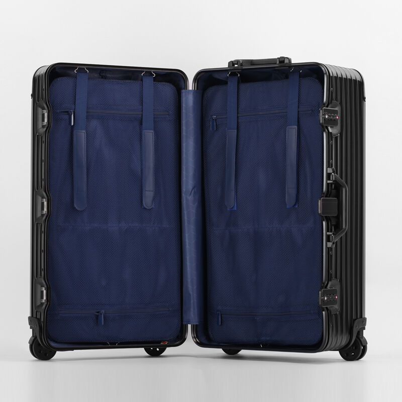 customized 20 30 inch large capacity spinner rolling luggage waterproof pc with tsa password lock-3