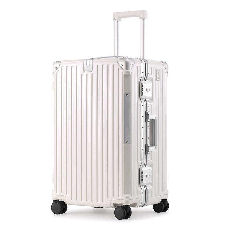 Reinforced ABS+PC Aluminum-Frame Luggage | High-Capacity Silent Spinner Trolley with Cup Holder, USB & Water Resistance
