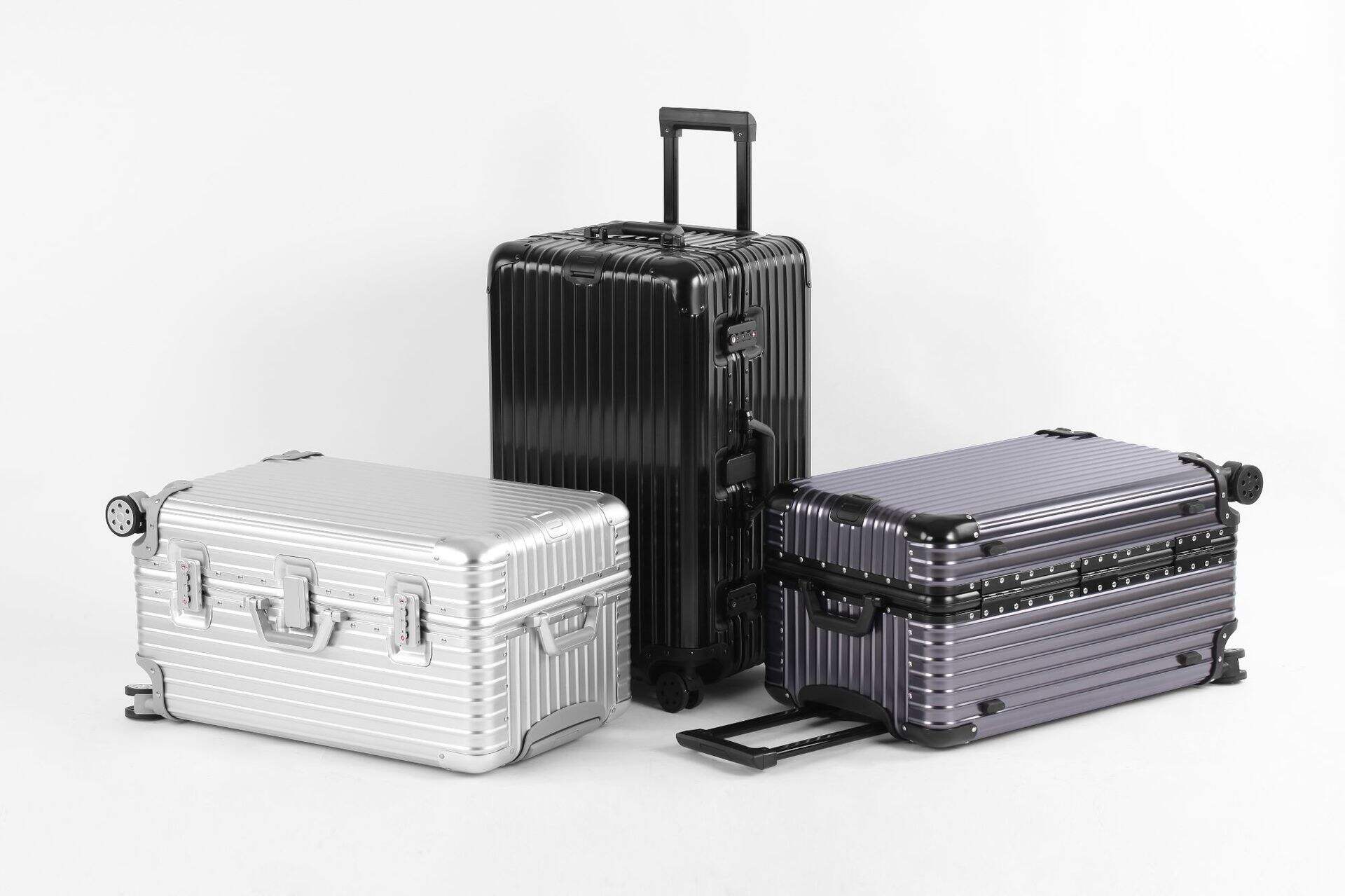 customized 20 30 inch large capacity spinner rolling luggage waterproof pc with tsa password lock-6