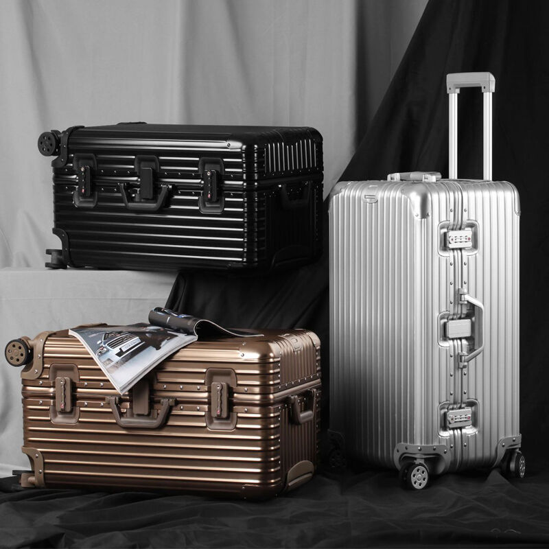 customized 20 30 inch large capacity spinner rolling luggage waterproof pc with tsa password lock-2