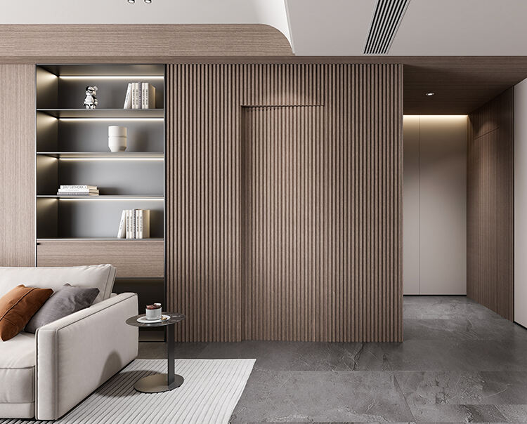 Melinco nowoczesny hotel willa sekretne drzwi wystrój łazienki luksusowe ukryte drzwi w ścianach