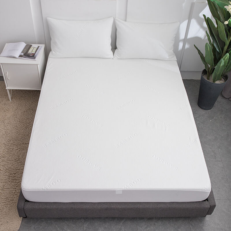 Waterproof na Protector ng Mattress - Bamboo Jacquard