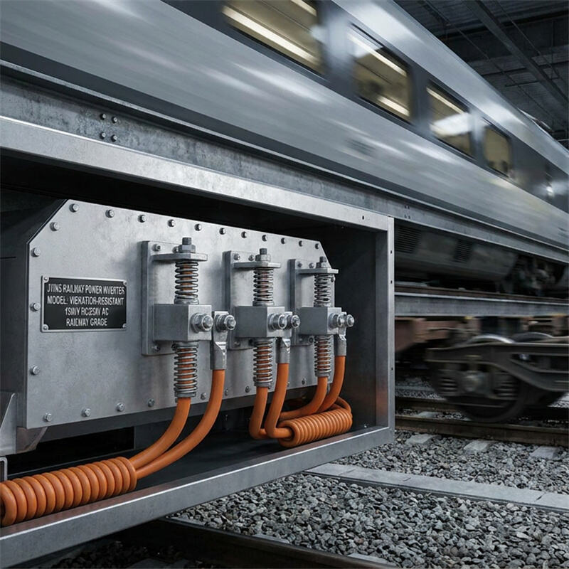Why do Railway and Rolling Stock applications require specialized vibration-resistant inverters?