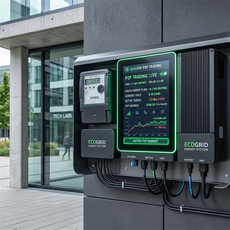 The role of 'Smart Metering' integration in enabling Peer-to-Peer (P2P) energy trading for B2B parks