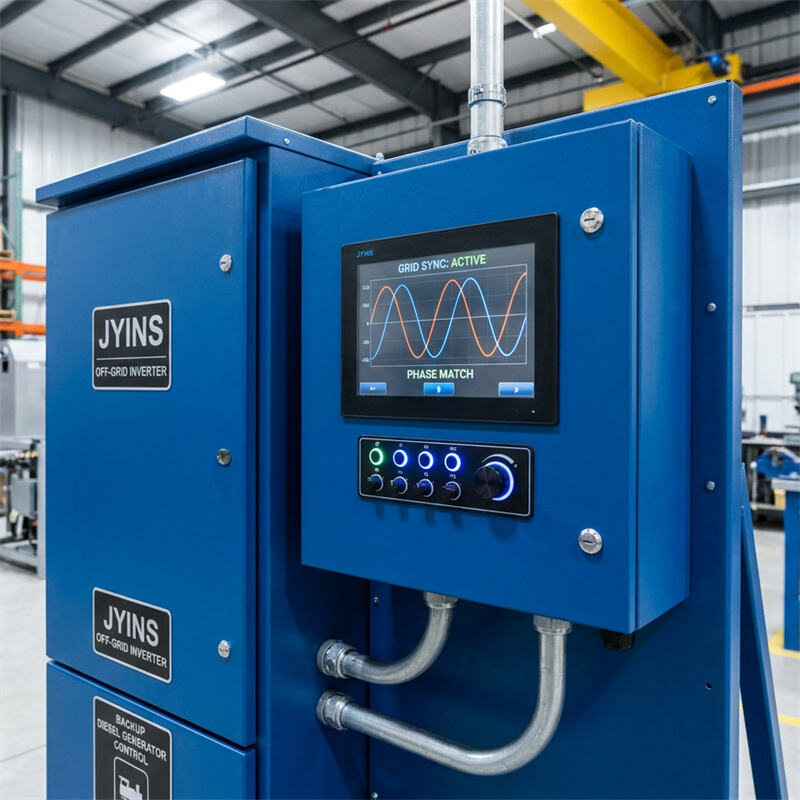 How to synchronize an Off-Grid Inverter with a Backup Diesel Generator for seamless industrial power?