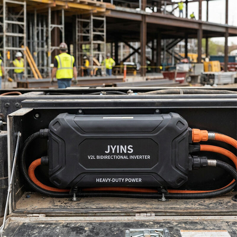 The engineering of 'Bidirectional' V2L (Vehicle to Load) inverters for commercial construction fleets.
