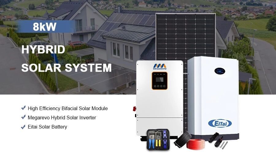 Hybrid Solar System 8KW (US) factory