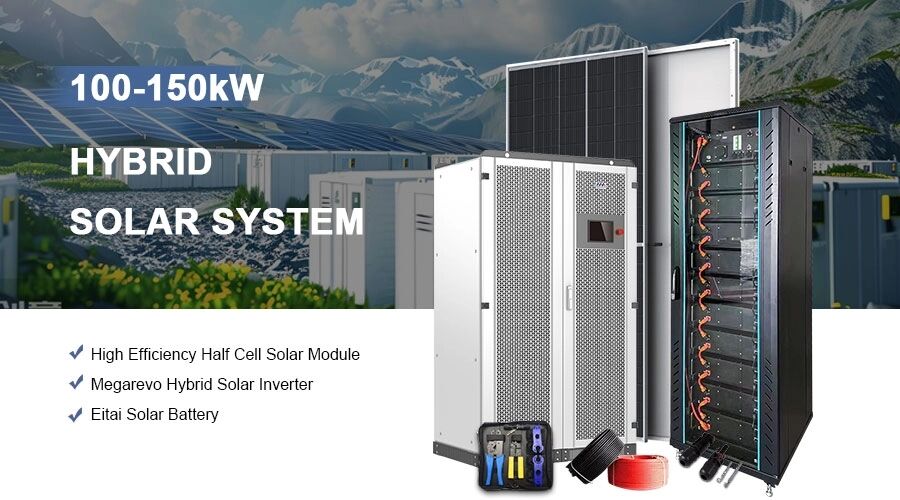 Hybrid Solar System 100-150KW supplier