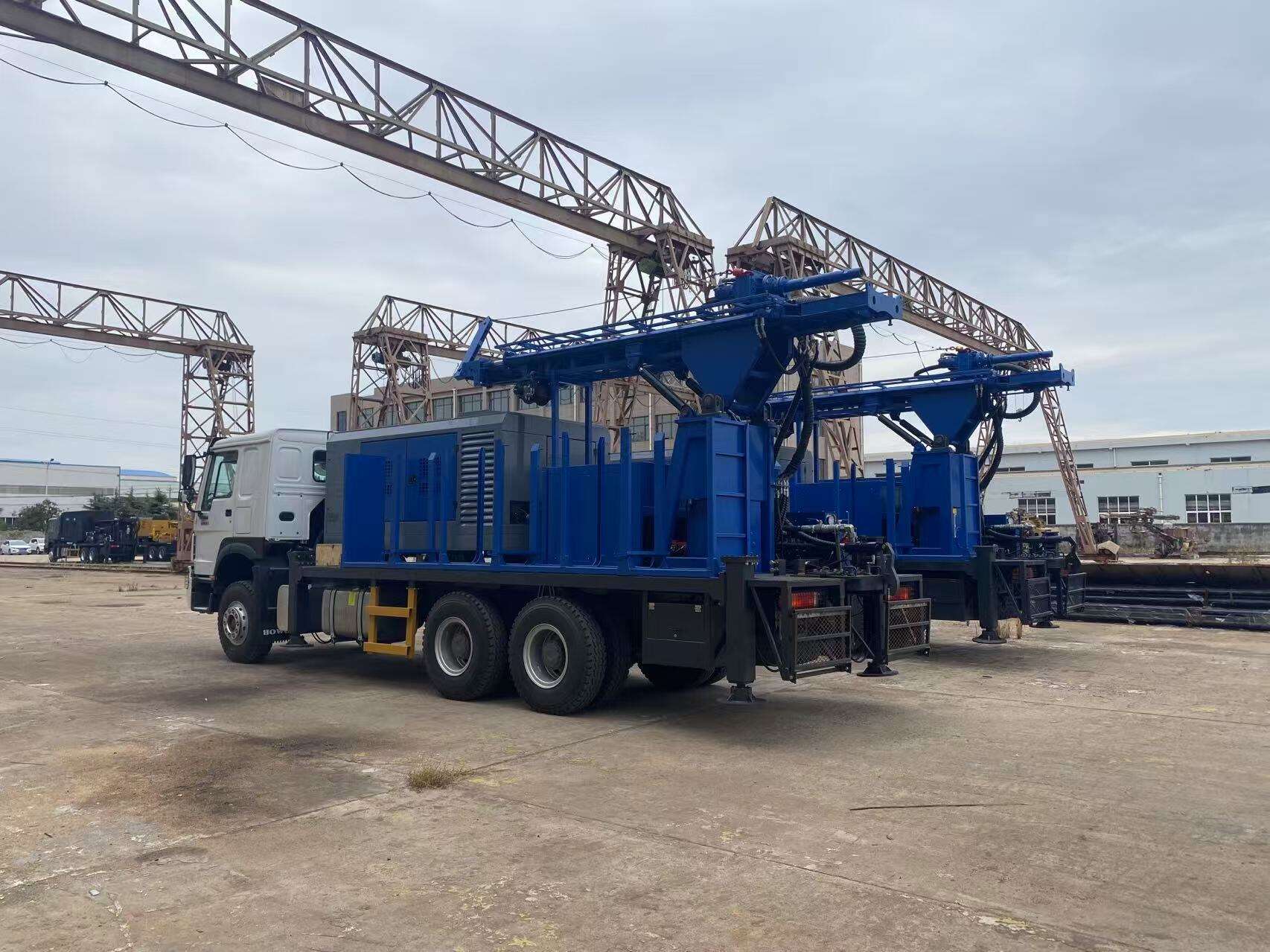 Djupa vattenborriggar, lastbilmonterade vattenborriggar, borrigg för vattenbrunn på lastbil