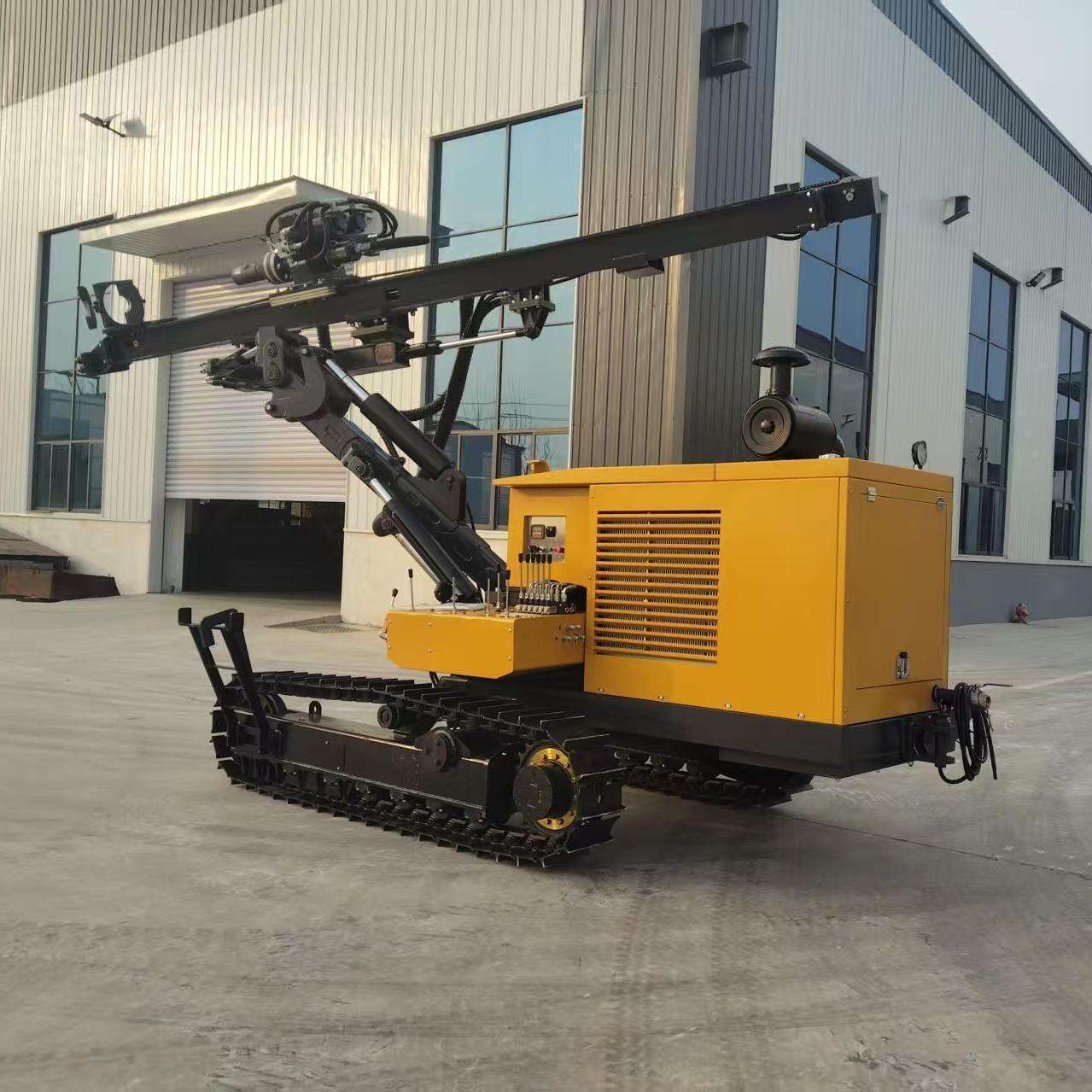 KP-7 Diesel Engine Crawler DTH Drill Rig for Mining Multifunctional with 90-254mm Drilling Diameter