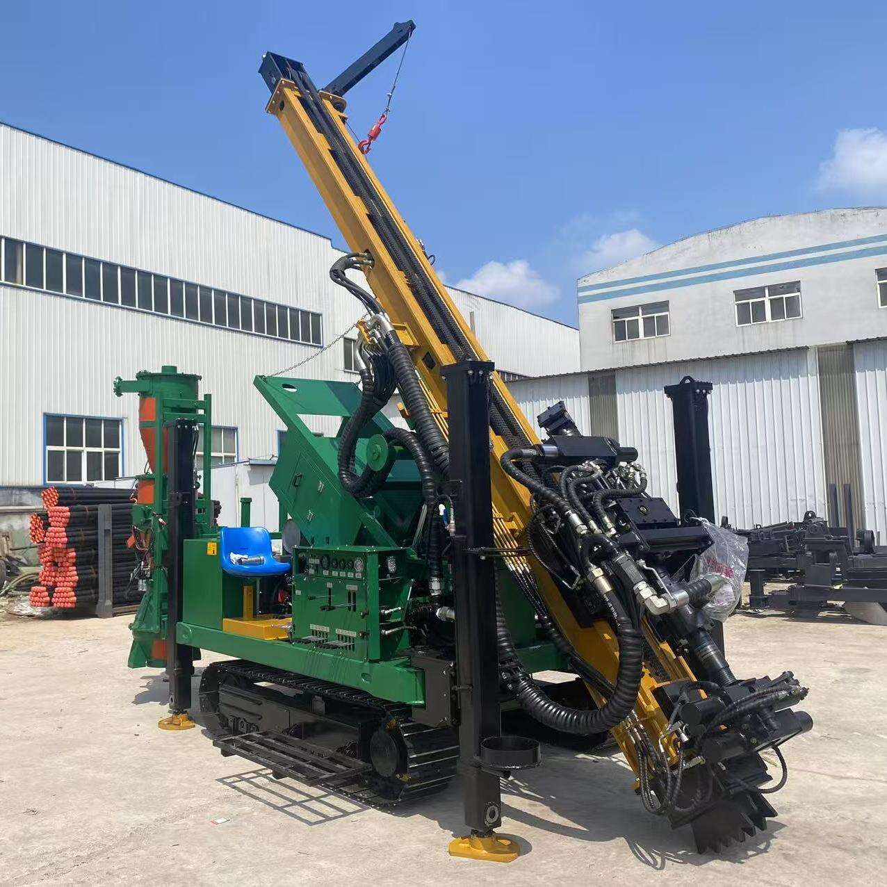 KPC-400 Hydraulic Crawler 400m Max Drilling Depth Mounted Mineral Exploration Mining Industry RC Drill Rig