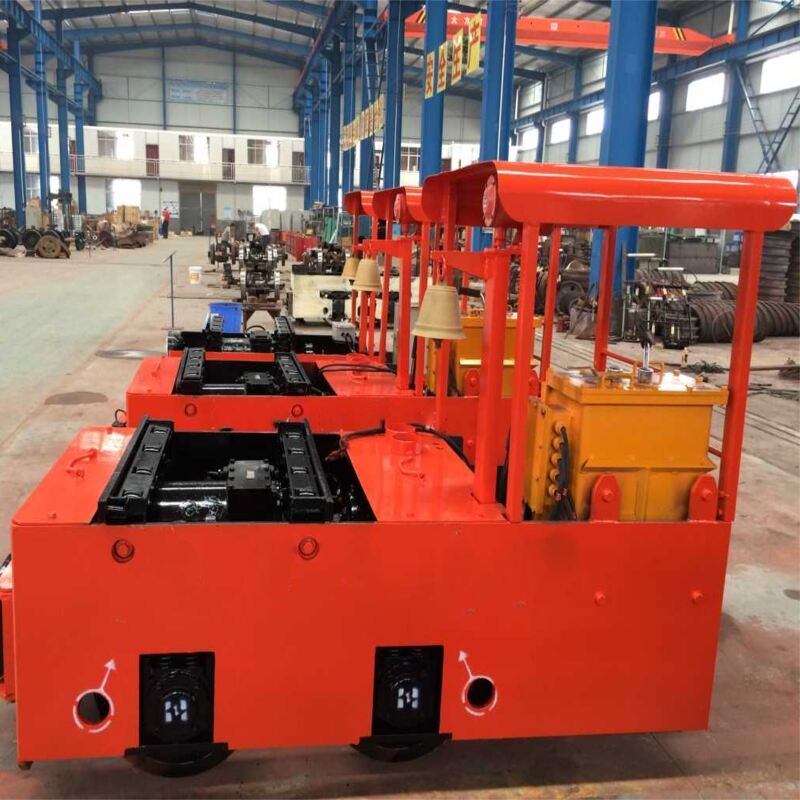 Reliable electric haulage for heavy loads in shafts Underground mining locomotive