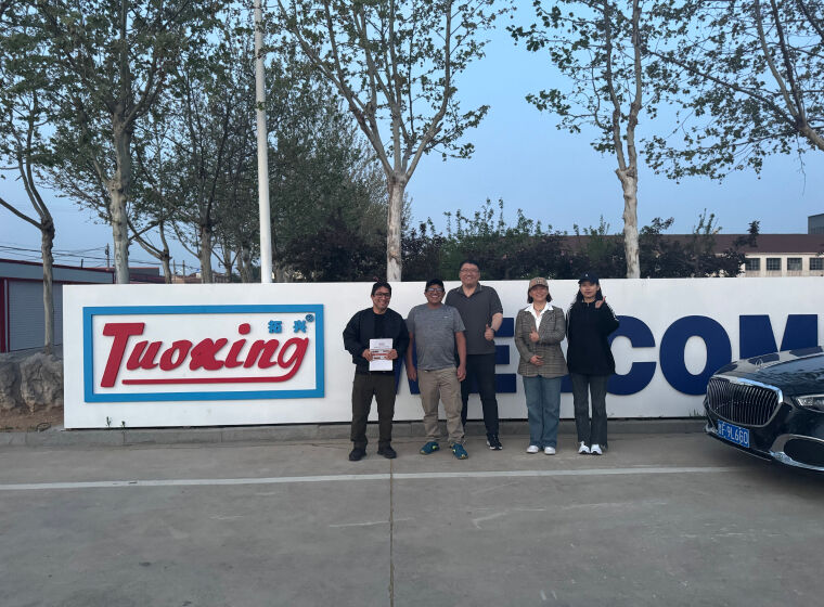 Peruvian customers praised Tuoxing's strength and deepened the prospects for cooperation