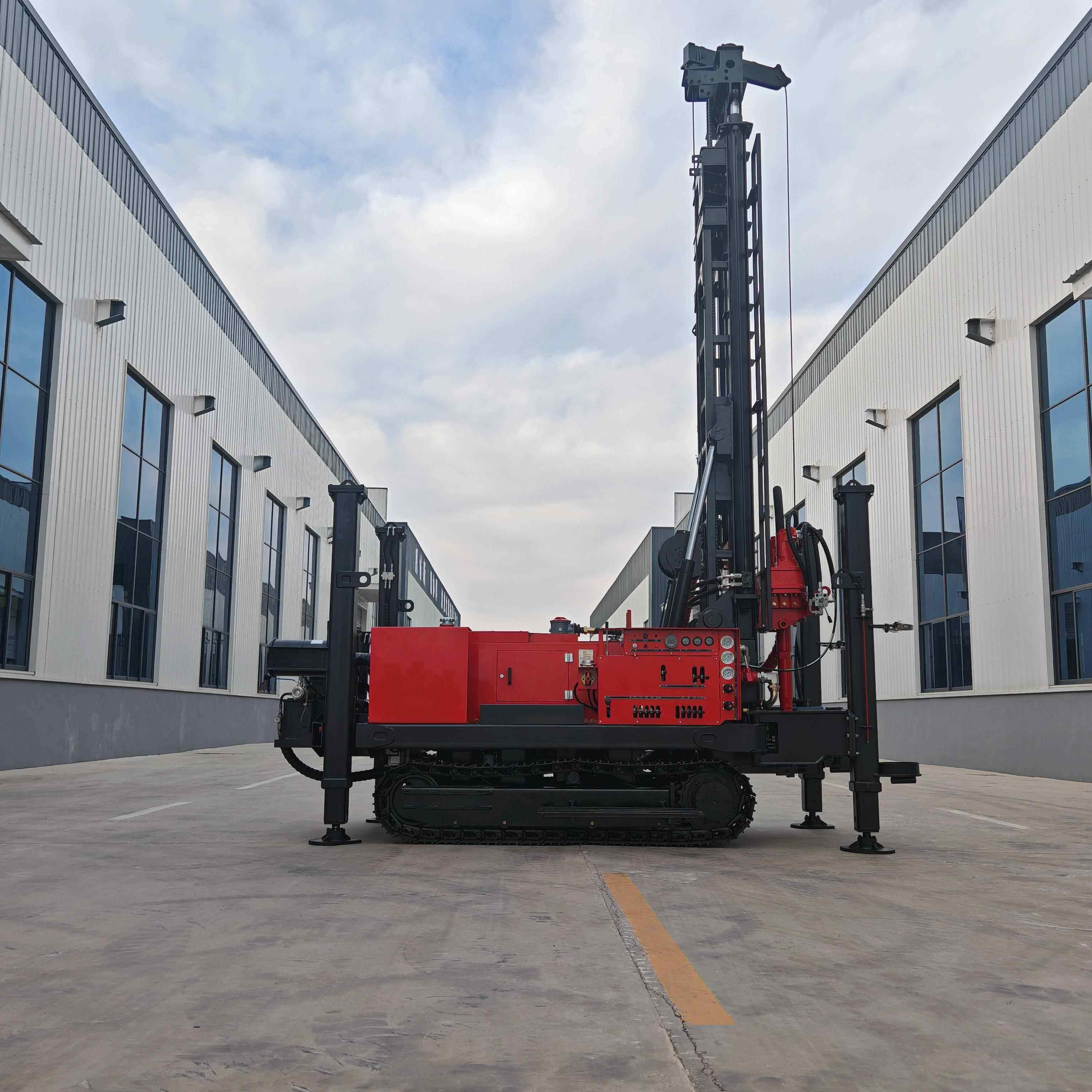 KP-400 Factory Direct Heavy-Duty Impact Resistant Diesel-Powered Max.400m Depth Mine Mining Drill