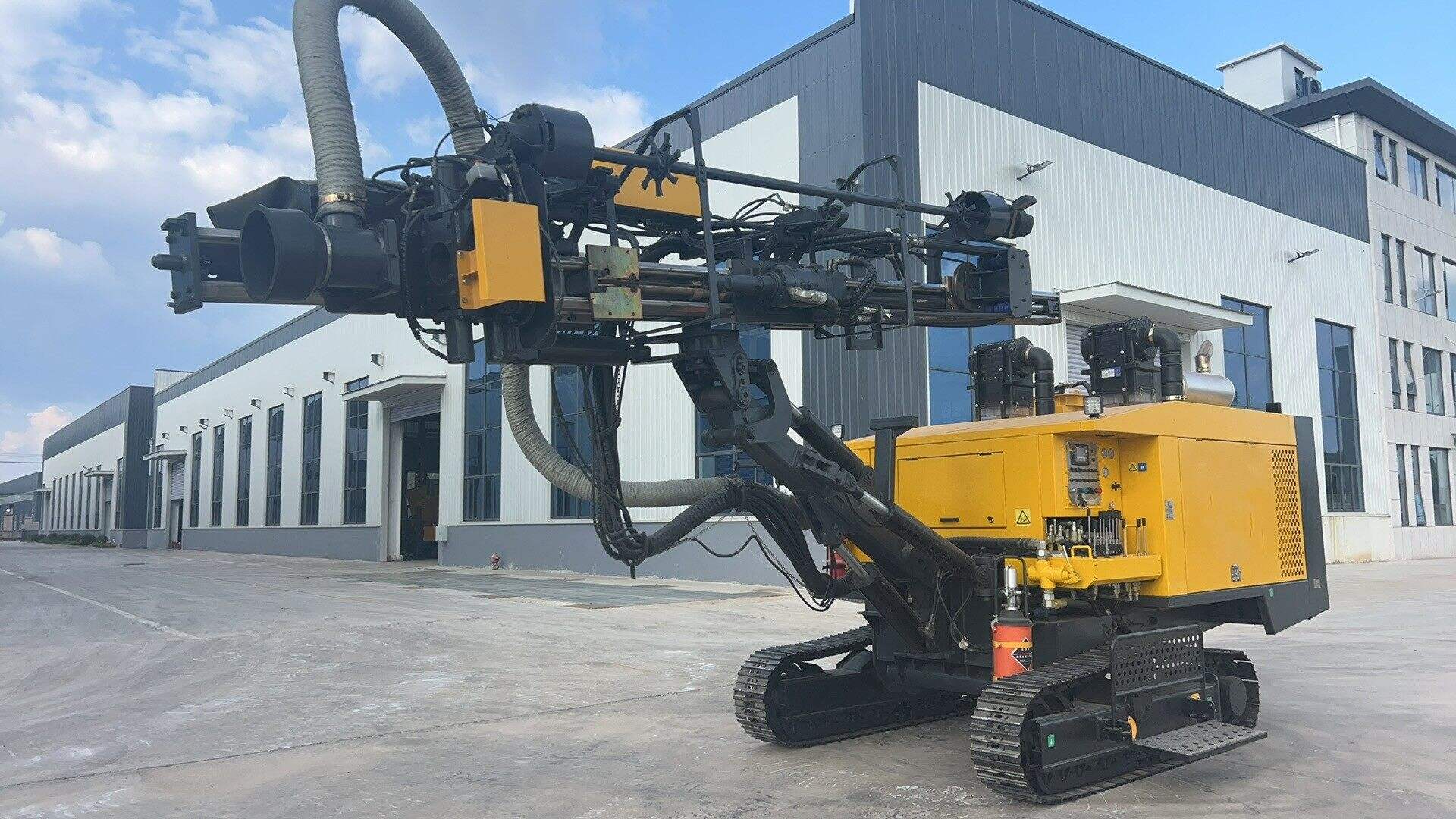 Kompakt mobil tunnelborrmaskin DTH-borrningsmaskin