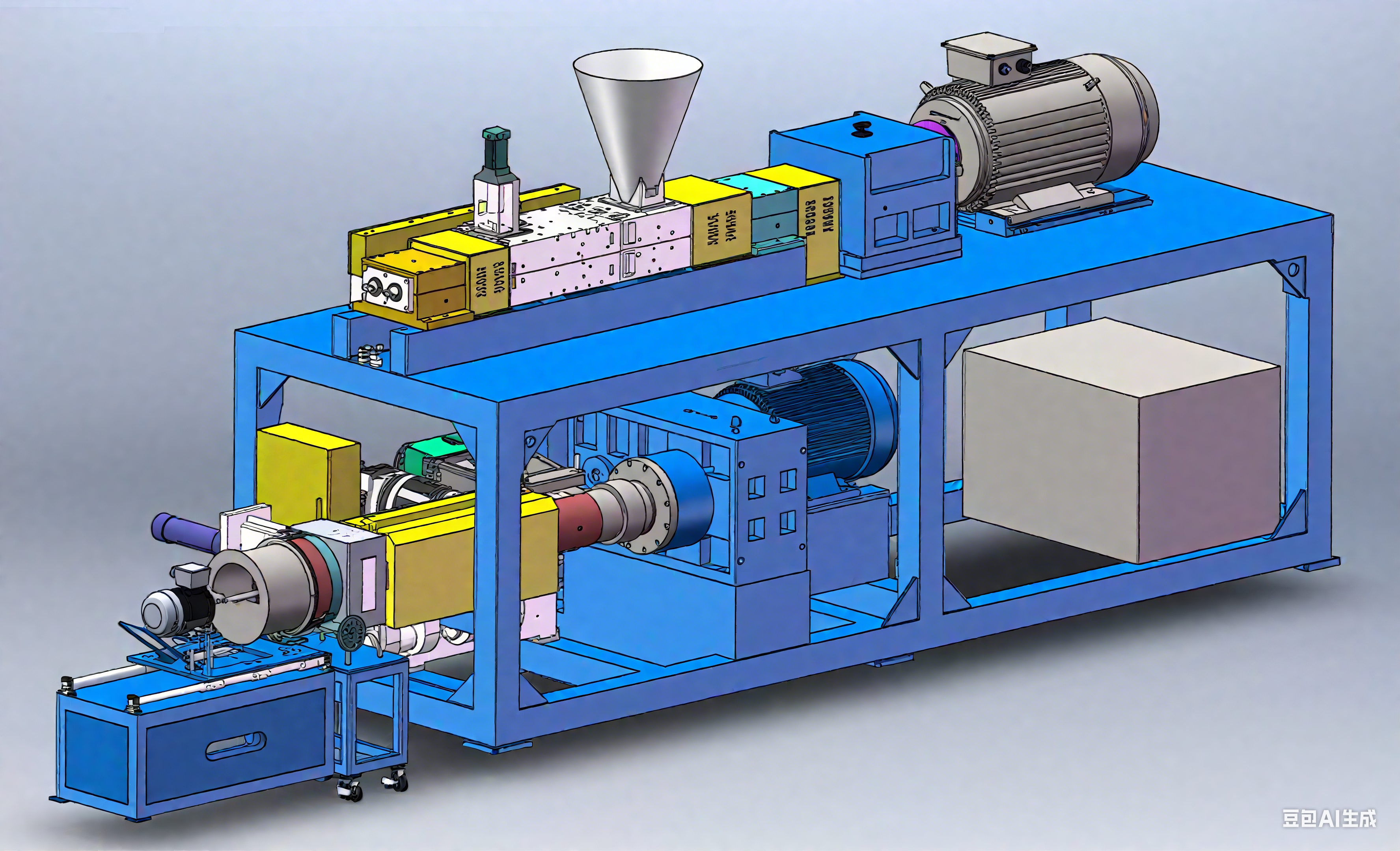 Integrated Assembly of Complete Granulation Equipment.