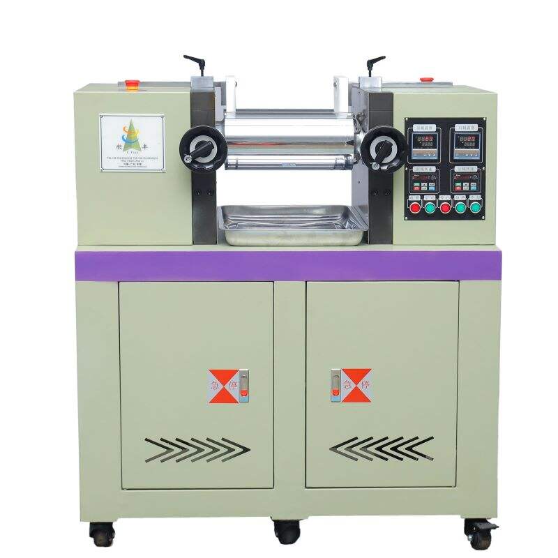 Custom 6-inch Dual Inverter Open Mixing Mill For Rubber